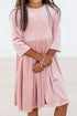 vintage-pink-velvet-twirl-dress Mila & Rose - Sophia's StyleVelvet Twirl Dress-1